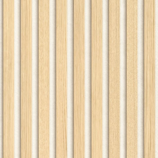 Grosfillex Wandverkleidung Element Linio 3D Optik in Ash Light, Breite: 260 cm, Höhe: 37,5 cm - Bild 1
