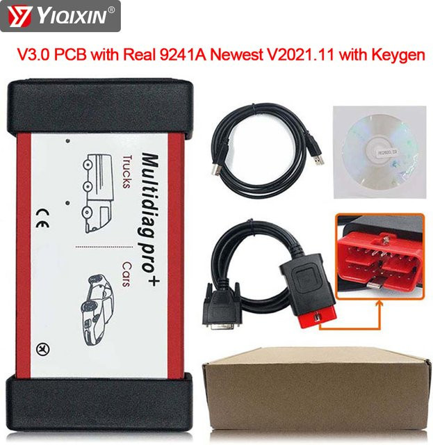 YIQIXIN Multidiag Pro + V 3,0 OBD2 Scanner mit Bluetooth und NEC Relais für BMW sowie PKW und LKW Diagnose Werkzeug - Bild 1