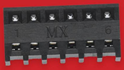 Molex Einbau-Buchsenleiste Standard Schwarz 448120014 Tray - Bild 1