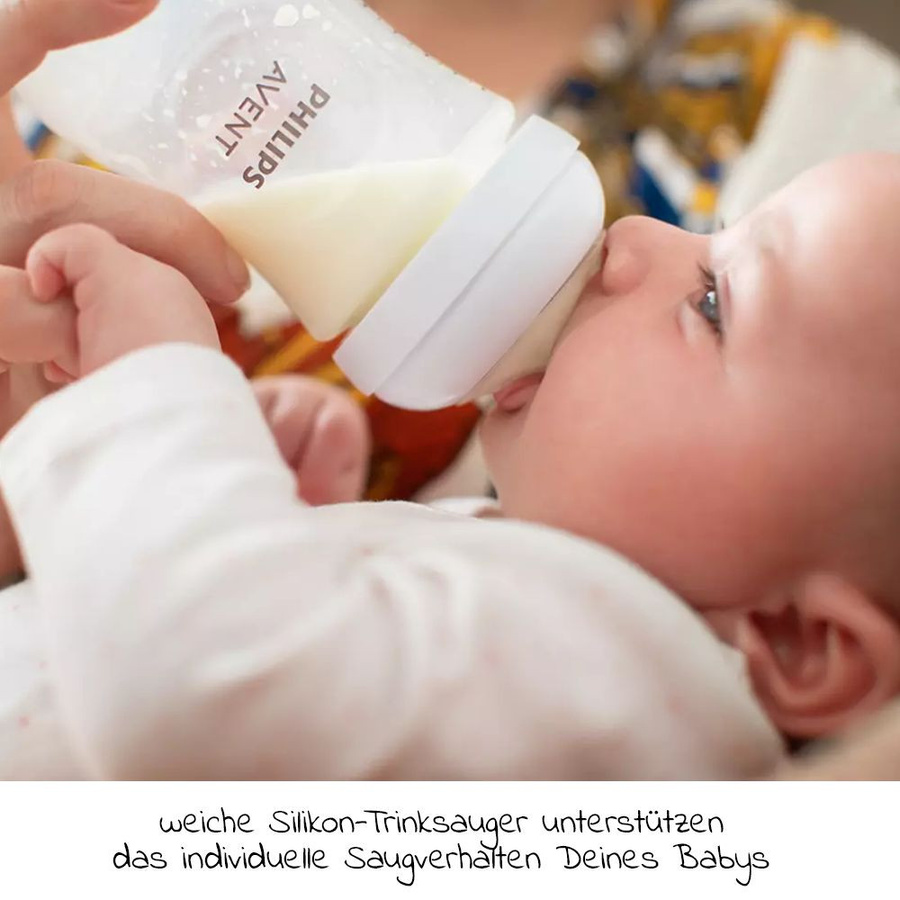 Philips Avent Natural Response Silikon Sauger 2er Pack Stufe 3 Transparent - Bild 3
