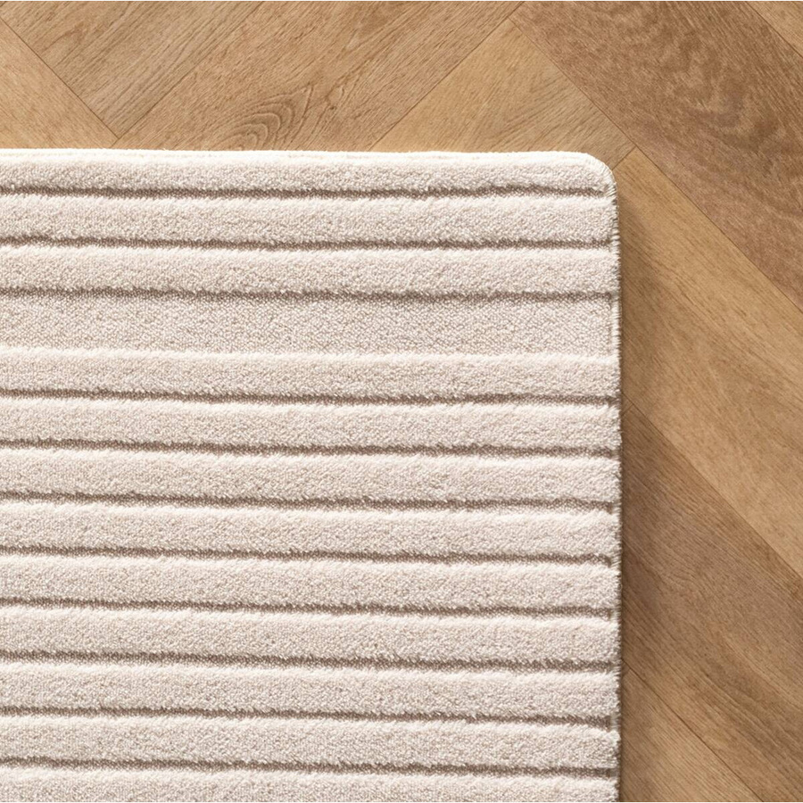 Ayyildiz Teppich POMPEI in Creme mit High-Low-Effekt im skandinavischen Boho-Stil, Breite: 80 cm, Länge: 150 cm - Bild 1