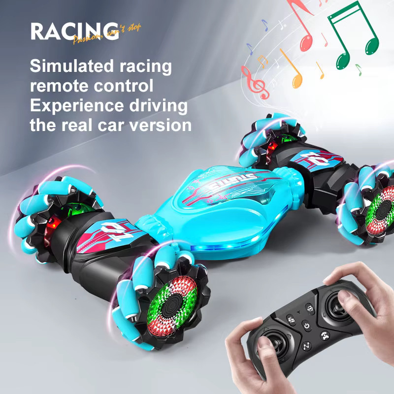 Kelaton Spielzeugauto, Gestenerkennung, Stunt-Fernbedienung, Autolichter und Musik, Ein-Klick-Transformation - Bild 5