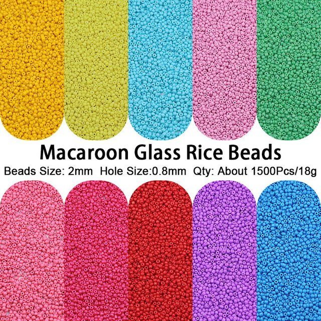 JHNBY Glasperlen Orbicular Spacer, 2 mm, Unisex - Bild 1
