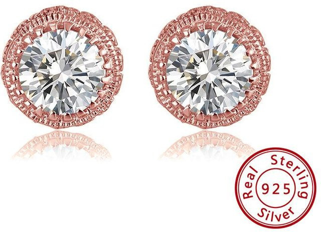 Ohrringe 925 Silber, Zirkonia, Damen - Bild 1