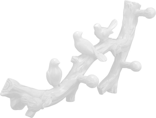 Kreativer 3D Vogel Wandhaken aus Harz für Mantel und Schlüssel, Wandmontiert, Höhe: 29,5 cm - Bild 1