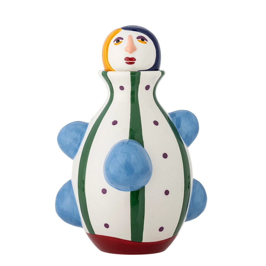Bloomingville Keramikvase Conneli in Multicolour, Durchmesser: 20,5 cm, Höhe: 33 cm - Bild 1
