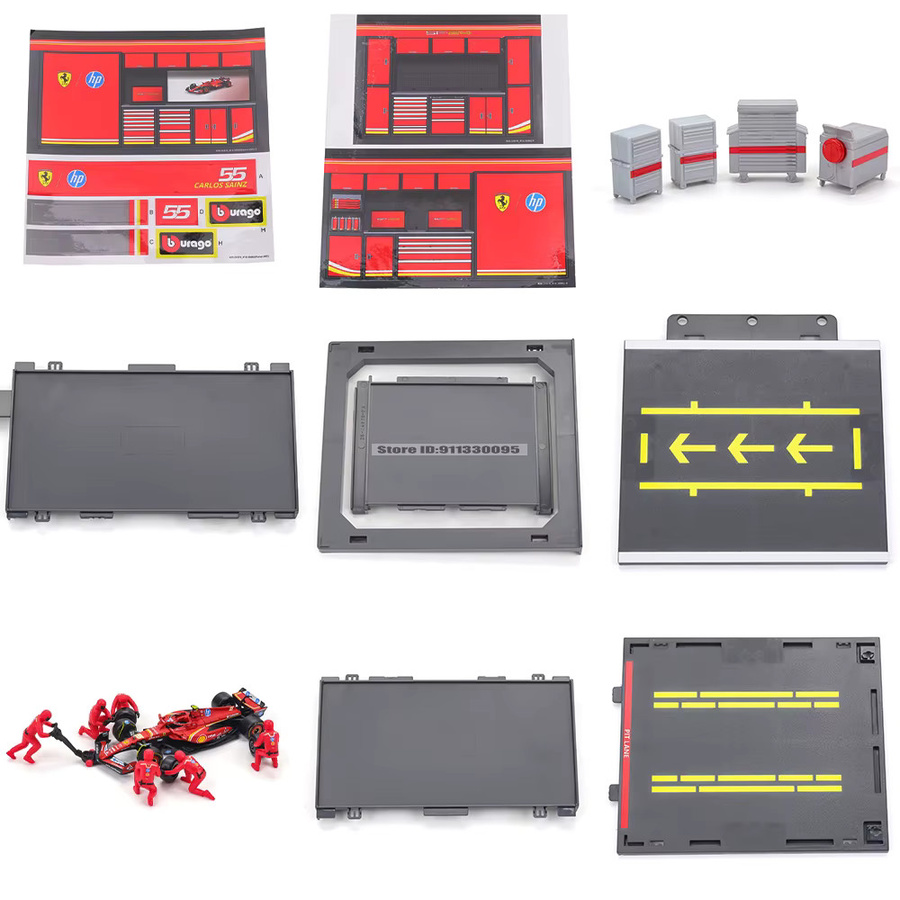 Bburago Ferrari, Automodell, 1:43, Metall, Set / Bundle - Bild 3
