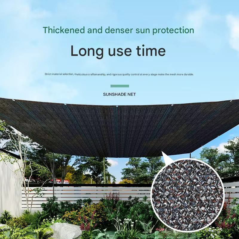 Grüne Netzplane als Schattentuch und Sonnenschutz mit Ösen aus HDPE für Garten und Gewächshaus - Bild 2
