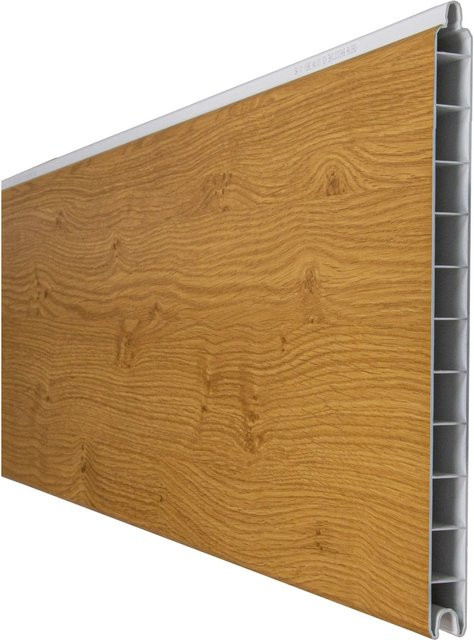 GroJa Einzelprofil Premium Basicline aus Kunststoff in Asteiche Natur, Höhe: 180 cm, Breite: 28,4 cm - Bild 1