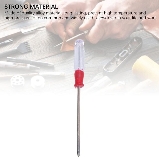GoolRC PH Schraubendreher Set aus Kleinlegierung, 10 Stück Reparaturwerkzeugsatz mit 1,5mm, grau und rot - Bild 1