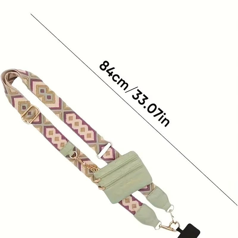 Tutew Telefon-Lanyard mit Reißverschlusstasche und Aufbewahrungstasche aus verstellbarem Nylonband - Bild 3