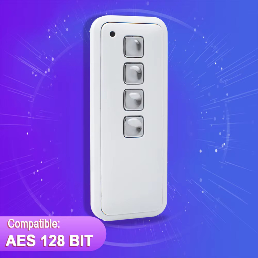 Novoferm Mini-Novotron Handsender Garagentor-Fernbedienung AES 128 Bit 433,92 MHz in Weiß - Bild 3
