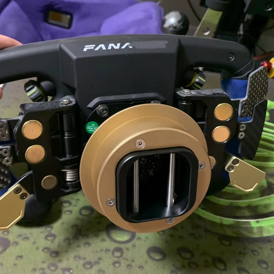BANGCOOL Lenkrad-Schnellverschlussnabe mit 70mm PCD passend für Fanatec QR2 und QR2 Pro, Schwarz - Bild 2