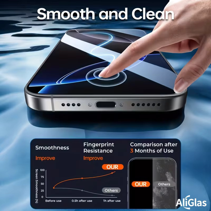 Set aus gehärtetem Glas als Displayschutz und Kameraschutz für Honor Magic 8 und Honor Magic 8 Pro, transparent - Bild 4