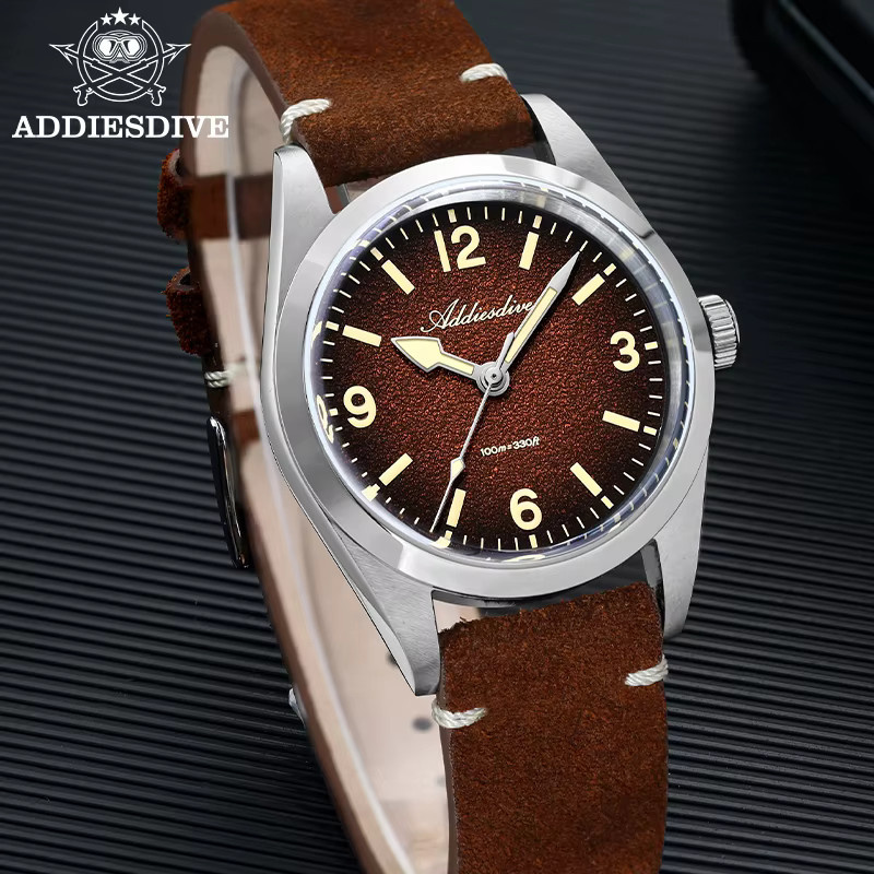 ADDIESDIVE Armbanduhr, Quarz, Edelstahl, Saphirglas, 36 mm, Herren - Bild 2