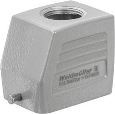 Weidmüller Steckergehäuse HDC 06B TOLU 1M25G in Silber - Bild 1