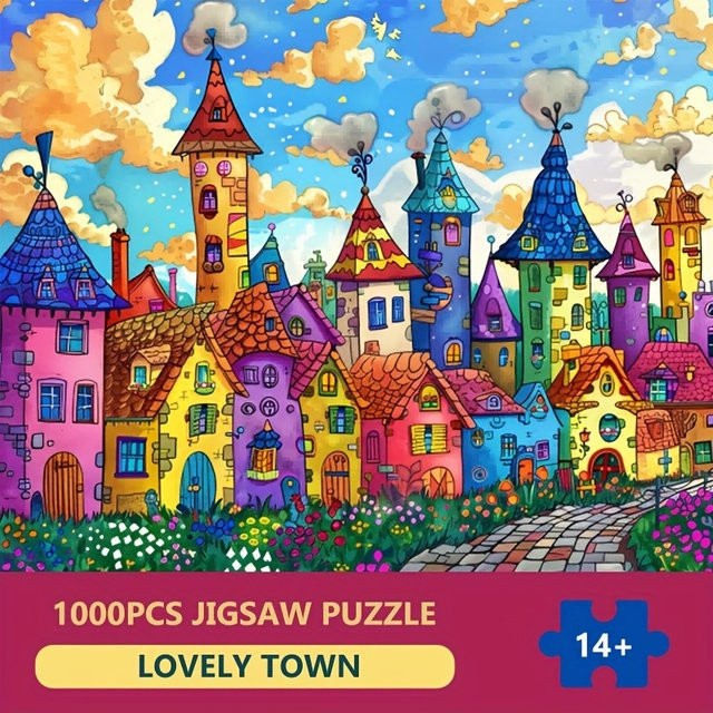 MaxRenard Stadtszene, Puzzle, 1000 Teile, ab 14 Jahren - Bild 1