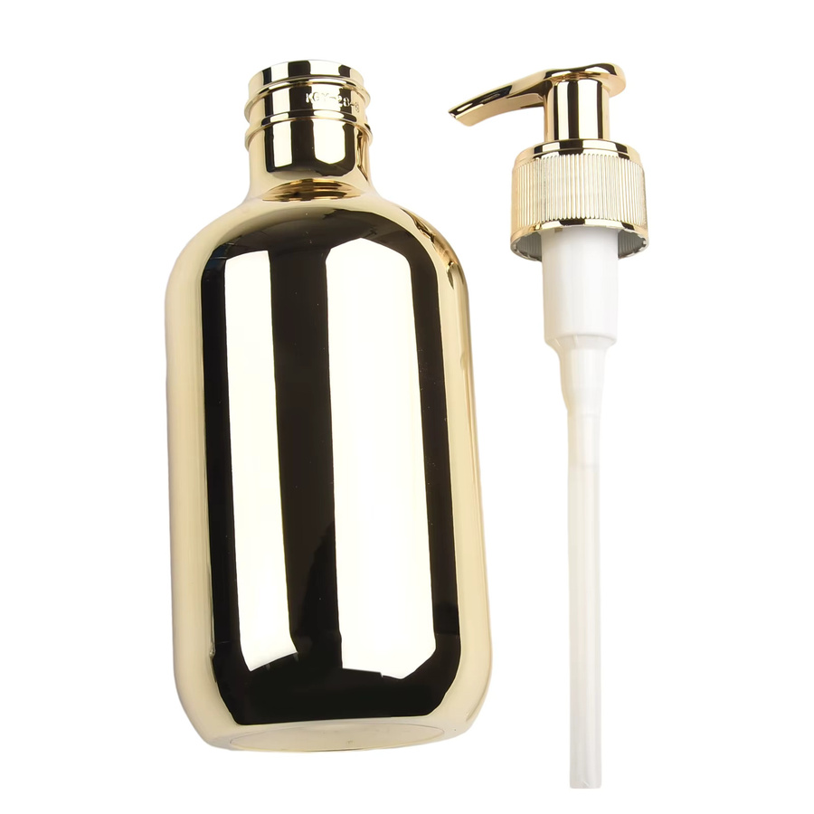 LEENKEA Duschgel-Flasche und Handseifenspender in Gold, 300 ml - Bild 2