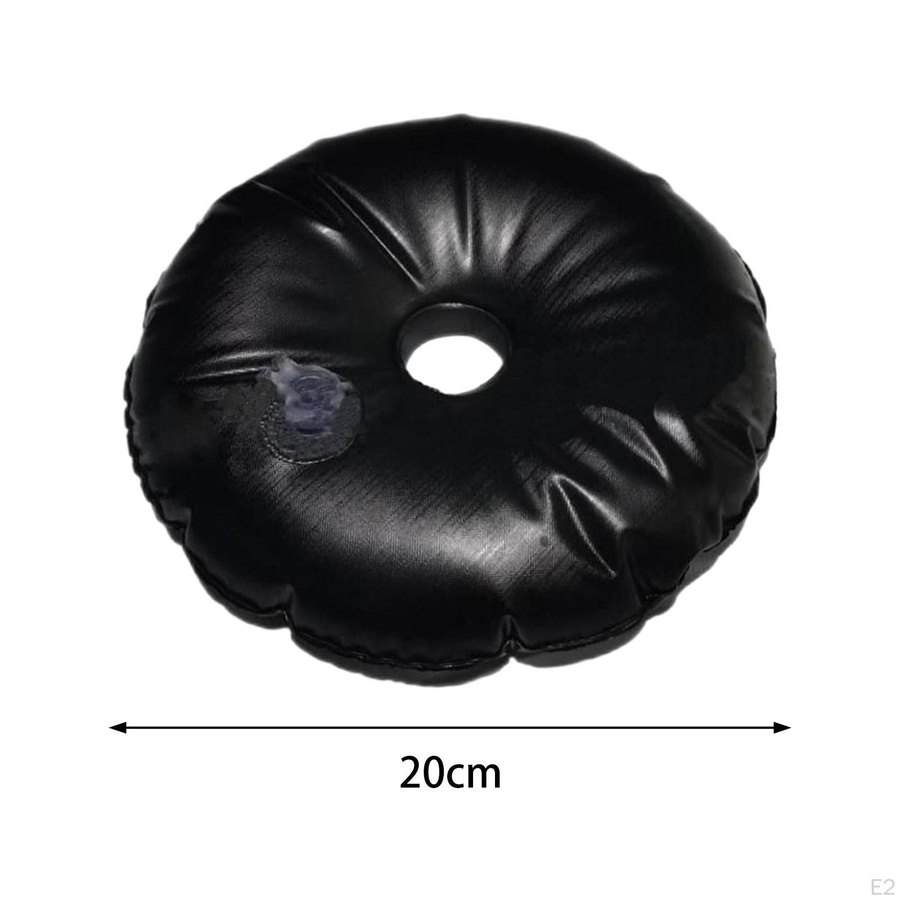 Wassergewichtsbeutel aus PVC in Schwarz als winddichte Regenschirmbasis und faltbarer Flaggenständer für Outdoor-Halterungen - Bild 2