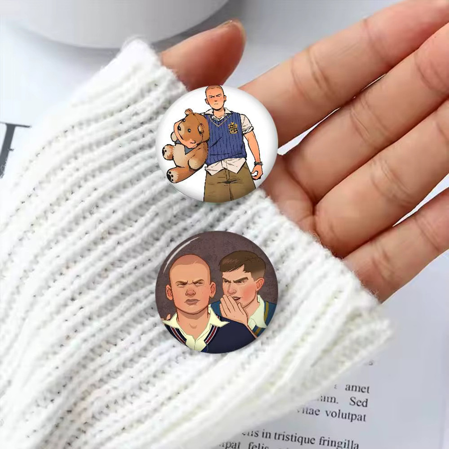 Kayou Game Bully Cute Series Pins, Lustige Abzeichen, Cartoon-Tiere Broschen - Bild 3