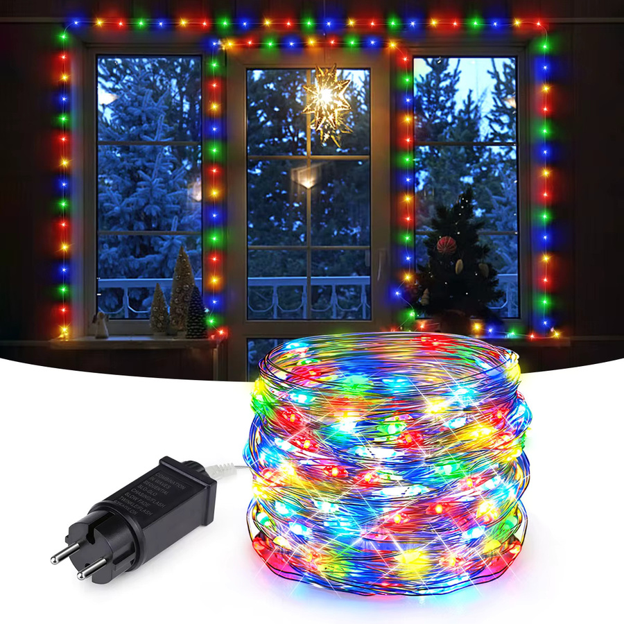 Guillermo Outdoor LED String Licht Girlande Wasserdichte FairyLight Kette aus Kupferdraht für Weihnachten, Hochzeit und Party - Bild 2