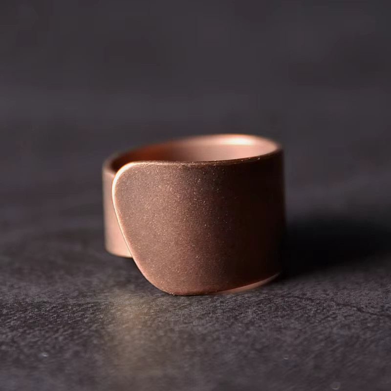 reikinn Ring Kupfer, Oxidiert, Herren, Vintage - Bild 2