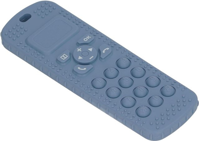 ZuiyouHome1 Baby-Beißspielzeug in Fernbedienungs-Form aus Silikon, Blau, für Säuglinge ab 0 Jahren - Bild 1