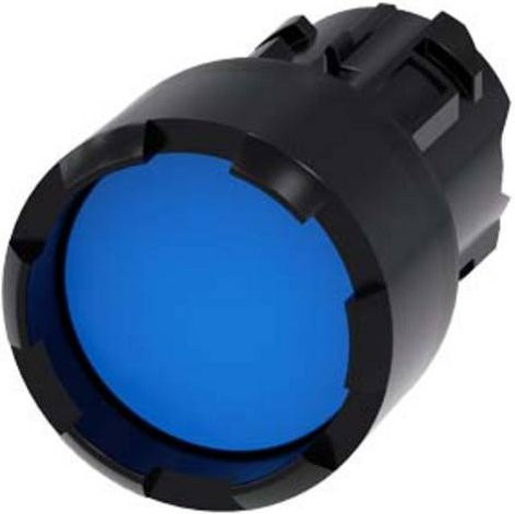 Siemens Drucktaster 3SU1000-0DB50-0AA0 Blau, Durchmesser: 2,95 cm, Höhe: 2,95 cm, Schutzart IP69K - Bild 1