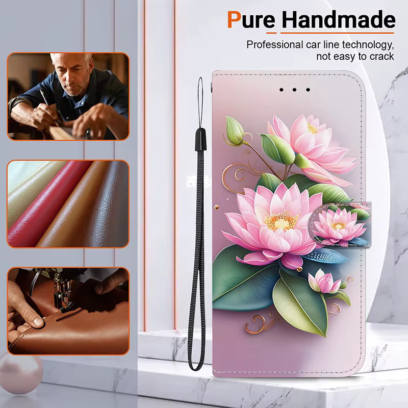 Lederhülle mit Kartenfach für LG Velvet, G9, K51S, K61, K42, K52, Q52, K62 und K71 als Wallet Protect Phone Cover - Bild 2