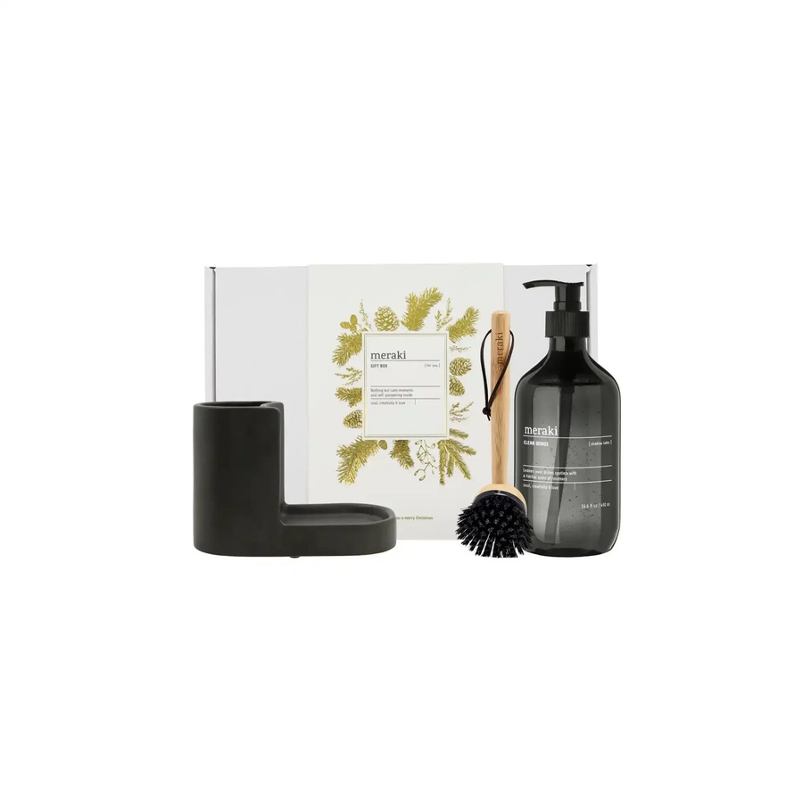 Meraki Geschenkbox Shadow Lake in White und Black, B/T/H: 32,0 x 23,5 x 13,5 cm - Bild 1