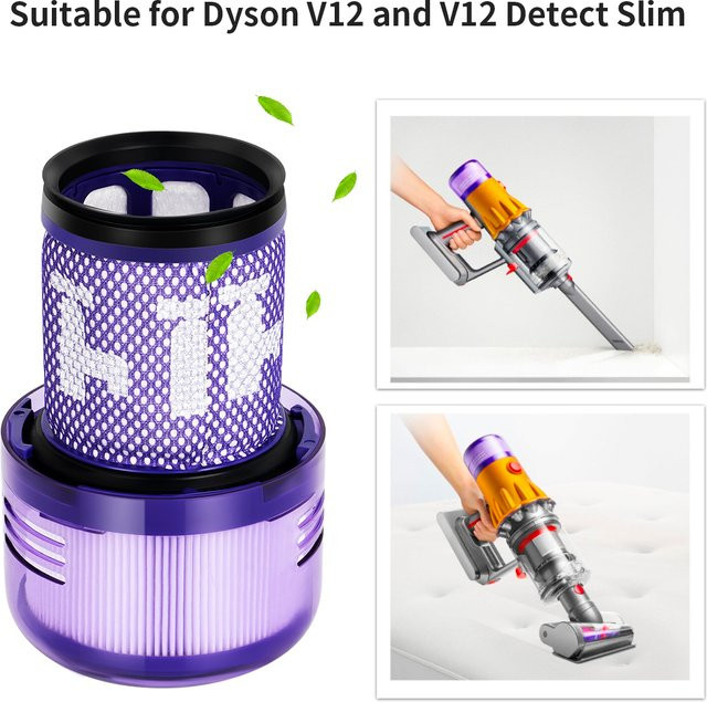 Dyson Ersatzfilter für V12 Slim und V12 Slim Absolute Detect in Purple - Bild 1