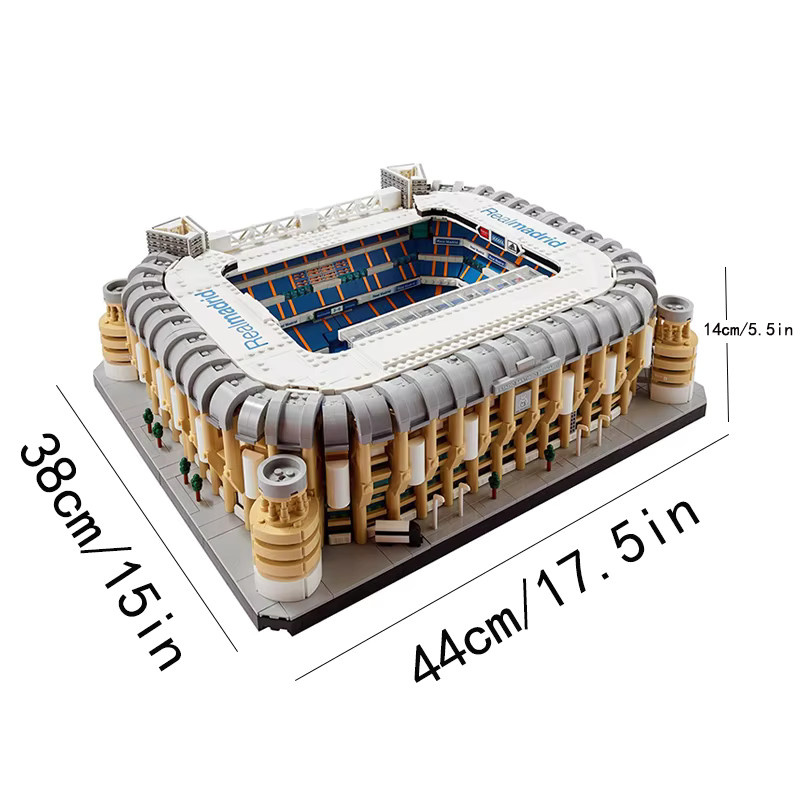 Szkoy Stadion-Ziegelstein-Modell Raumdekoration, Konstruktionsbausteine, 5.876 Teile, ab 14 Jahren - Bild 2