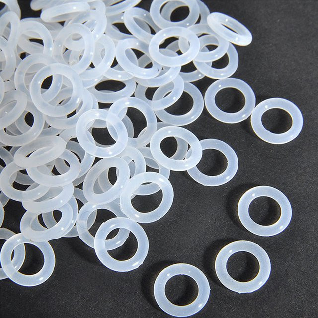 120 Stück Silikon O-Ringe für Tastenkappen als Schalldämpfer in Transparent - Bild 1