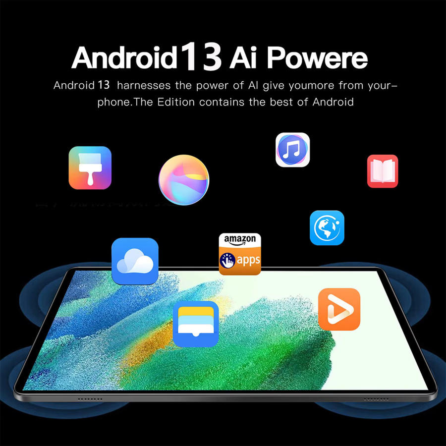Android 13 Tablet mit 10,1 Zoll Display, Octa-Core Prozessor, 4GB RAM, 64GB ROM, Dual-SIM Telefonfunktion und 5000mAh Akku in Blau - Bild 4