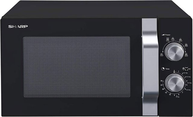 Sharp R204BA Solo Mikrowelle in Schwarz mit 800 Watt - Bild 1