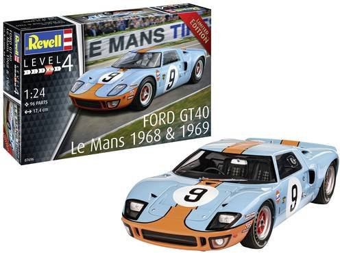 Revell Ford GT 40 Le Mans 1968 Modellauto im Maßstab 1:24 - Bild 1