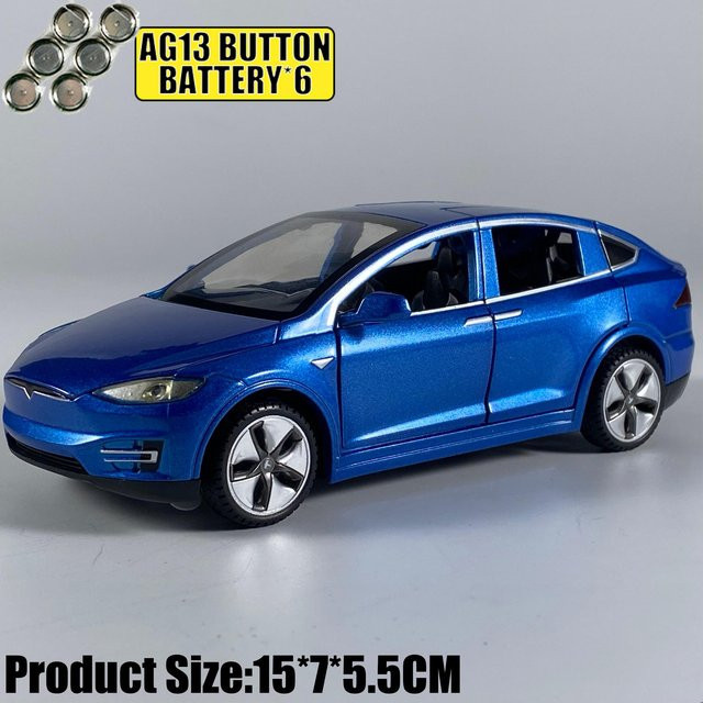 Linyi toy car X AWD Modellauto, 1:32, Metall, Blau, ab 18 Jahre - Bild 1