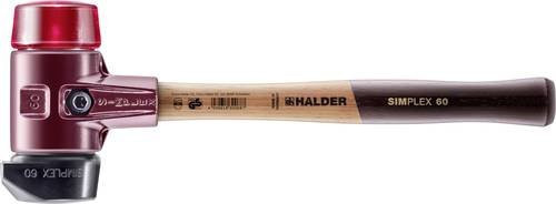 Halder Simplex Schonhammer mit ergonomischem Griff in Rot und Schwarz, Gummi und Kunststoff, 1500g - Bild 1