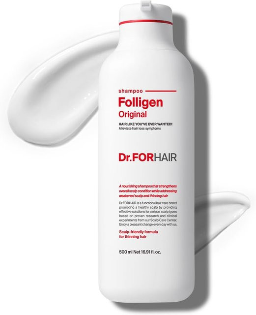Dr.ForHair Folligen Plus Shampoo, 500 ml, Feines Haar - Bild 1