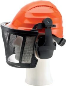 Forstkombination PRO Schutzhelm in Orange aus HDPE nach EN 397 - Bild 1