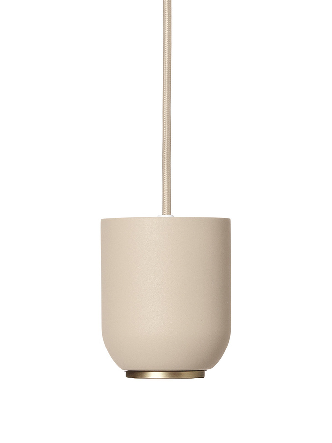 Ferm Living Collect Lighting Bell Hängeleuchte aus Metall in Beige - Bild 2