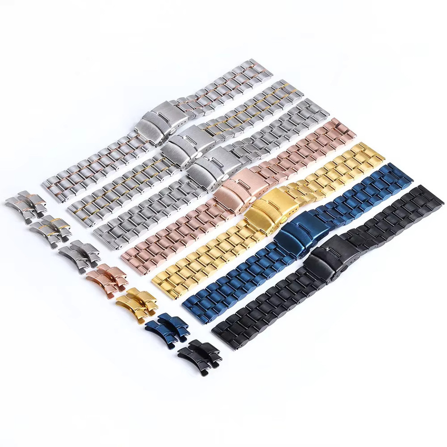 Uhrenarmband asukaband, Edelstahl, Faltschließe, Unisex - Bild 3