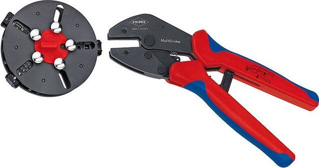 Knipex MultiCrimp 97 33 01 Crimpzange mit Wechselmagazin und Mehrkomponenten-Griff, 250 mm - Bild 3