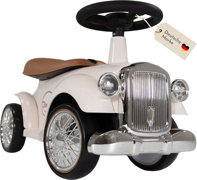 Lemodo Rutschauto Retrodesign weiß mit Licht und Sound ab 1 Jahr - Bild 1