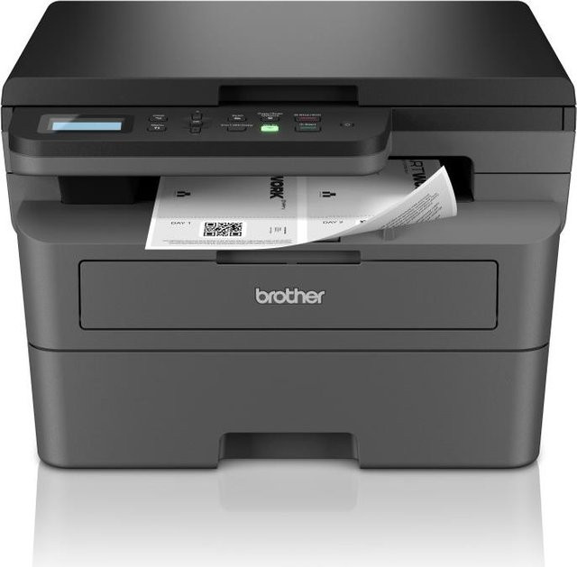 Brother DCP-L2620DW Multifunktionsdrucker Schwarz/Grau, S/W Laserdrucker mit Drucken, Scannen und Kopieren, Wi-Fi und USB - Bild 1