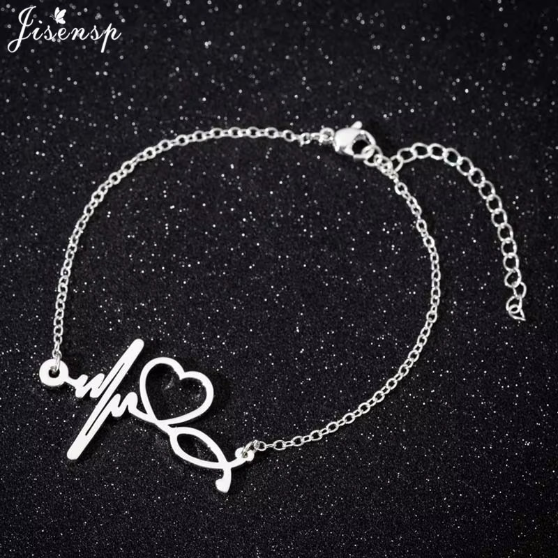 Jisensp Armband, Edelstahl, Silber, Damen - Bild 2