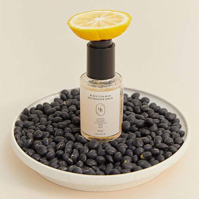 HEVEBLUE Schwarzes Yujabohnen-Haut-Booster-Serum, 42 ml, mit Peptide, Trockene Haut - Bild 3