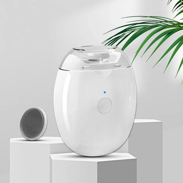 messiia Elektrischer Nagel Clipper mit LED Licht, Unisex, Weiß - Bild 1