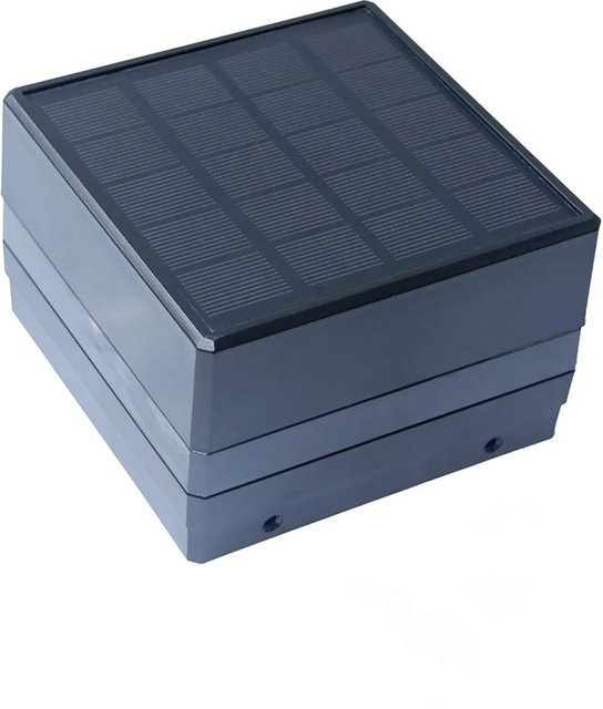Home Deluxe Callux Cover Pfostenabdeckung mit Solar LED-Beleuchtung in Anthrazit, 1er Set - Bild 1