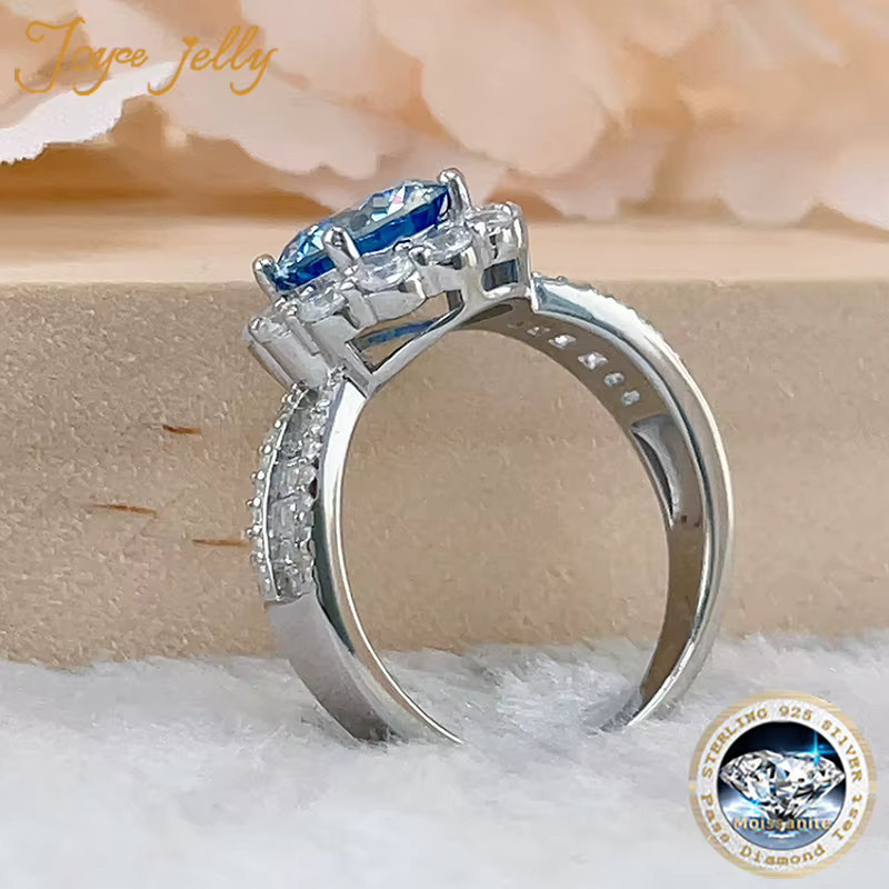 JoyceJelly Ring, Moissanit, Silber, Damen - Bild 2